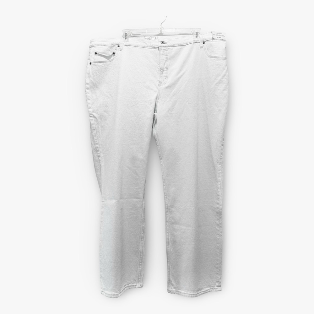 NWT Abercrombie & Fitch 90s Straight Ultra High Rise Jeans Plus Size 37/24s